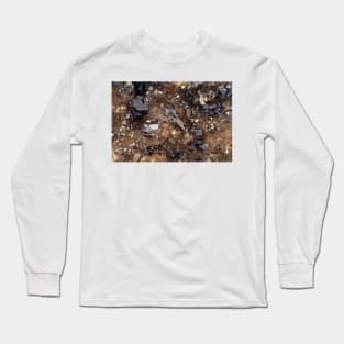 Smoky quartz crystals (C002/6199) Long Sleeve T-Shirt